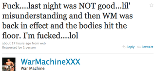Illustration for article titled But, What About War Machine's Adult Film Work?